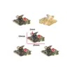 Accesorios para Joyería de Aleación con Goteo de Aceite DIY Colgantes de Mariposa Oscura Murciélago Pendientes Pendientes Pulsera Colgante W508