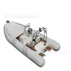 Bote inflable de goma Rib480D de aleación de aluminio, fondo grande de fibra de vidrio, bote salvavidas para prevención de inundaciones, kayak de asalto