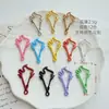 Chaveiro DIY Temático de Sorvete em Liga de Zinco, Pingente de Bolsa, Versão Eletrodepositada Conservadora de Cor, com Mola e Abridor