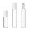 Frasco de Crema para Ojos Transparente con Aplicador de Bolita 5ml Frasco de Perfume 10ml Frasco con Aplicador de Bolita Frasco Original para Líquidos Frasco de Vidrio Frasco con Aplicador de Bolita para Aceite Esencial