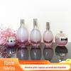 Conjunto de cosméticos atacado personalizado frasco 30g frasco de creme 100ml frasco de loção frasco de vidro rosa tendência
