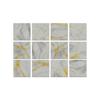 12/24 Piezas de Adhesivos de Pared de Mármol Transfronterizo Engrosados Ventas Directas de Fábrica Adhesivos Deflectores a Prueba de Aceite para Cocina Adhesivos para Renovación de Cocina