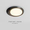 Lámpara de Techo para Dormitorio Normcore Italiano Escandinava Creativa Negra Elegante Protección Ocular LED Espectro Completo Lámparas para Dormitorio Principal