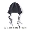 Gorro de Cachemira Trenzado Cálido y Moderno para Otoño e Invierno, Gorro de Punto para Mujer con Circunferencia de Cabeza Grande, Gorro con Protección para las Orejas, Gorro para Cubrir la Cabeza en Clima Frío