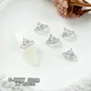 Pedras de Strass para Nail Art da Série Zircônia de Luxo Leve, Pingente de Estrela-do-Mar Versátil Deslumbrante e Luxuoso, Pedras de Strass para Unhas Laço