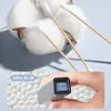 Bastoncillos de Algodón Doble Punta para Limpieza de Oídos, Eliminación de Maquillaje, Limpieza de Oídos, Desinfección y Bastoncillos de Algodón Puntiagudos Específicamente para Limpieza de Oídos