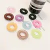 Anillo para el Cabello de Cable Telefónico Pequeño Estilo Coreano Mori Girl Lindo Coreano Alta Elasticidad Delgado Anillo para Teléfono Cuerda para el Cabello Cuerda para la Cabeza