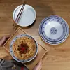 Tigela de ramen de carne de melamina tigela de plástico para sopa em pó de restaurante louça tipo porcelana restaurante de macarrão tigela de wonton malatang tigela grande comercial