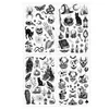 Adesivos de Tatuagem Estilo Dark Y2K Transfronteiriços Atacado, Adesivos de Tatuagem Temporária Impermeáveis Personalizáveis para Braços e Clavículas