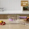 Cesta Drenadora Multifuncional para Uso Doméstico, Charola para Frutas para Sala de Estar, Filtro de Agua de Plástico Engrosado para Cocina, Lavabo para Lavar Verduras, Cucharón de Agua, Cesta para Lavar Verduras