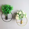Soporte de Pared Simple para Interiores Hogar Sala de Estar Pared de Fondo Decoración Estante para Arreglos Florales Decoración de Pared Colgante de Pared Estante para Jarrones Venta al por Mayor