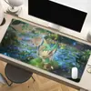 Mouse pad de jogo Pokemon, tapete de mesa para teclado, mouse pad estilo e-sports, mouse pad estendido com borda travada, atacado do fabricante