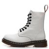 Patrón Lichi 1460 Botas Artesanales para Mujer Capa Superior de Piel Vacuna Suave Botines para Parejas Británicos de Cuero Genuino Botas Biker Punta Redonda Tendencia