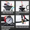 Bomba de Transferência de Fluido de Transmissão, 5L (1,32 Galões) Extrator Pneumático Automático de Óleo Fluido Dispensador Kit de Reabastecimento com 5 Adaptadores ATF