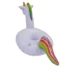 Em estoque brinquedo inflável desenho animado porta-copos jogo pai-filho água exterior porta-copos PVC piscina brinquedo aquático bandeja de chá