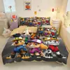 Patrulla Canina Set de Cuatro Piezas de Terciopelo de Cristal Dibujos Animados Estudiante Niño Dormitorio Habitación Tres Piezas Funda de Edredón Gruesa de Invierno