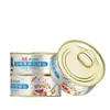 Gatos Puliangmin Lata de Carne Blanca Gatos Bomba Pescado Carne Blanca Gatos Comida para Gatitos Olla 170g Olla de Arroz con Sopa