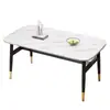 Mesa de comedor de pizarra para uso doméstico, mesa de comedor rectangular, mesa de comedor y juego de sillas de lujo simple moderno, mesa de comedor para apartamentos pequeños