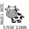 Xiao Tian Humano Segunda Madre Vaca Bordado Tela Pegatina Vaca Tonta Bebé Parche Pegatina Etiqueta Bordado Computadora