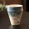 Azul Fábrica e Branco Vermelho Sílex Cerâmica Taça de Feira Pura Pintada à Mão Lótus Dourado Rima Carpa Mar de Chá Acessórios Kung Fu Divisor de Chá