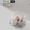 Divisor de gaveta caixa de armazenamento embutida para material de escritório de mesa, organizador de mesa acrílico transparente para cosméticos e itens diversos