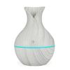 Humidificador de aromaterapia con aroma a hongo, humidificador USB silencioso, minihumidificador redondo con veta de madera.
