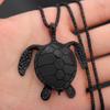 Collar Colgante de Tortuga de Aleación de Moda Más Vendido en Temu Transfronterizo, Joyería de Collar Popular de Nicho Único para Hombres Venta al por Mayor