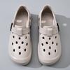 Hole Shoes Masculino Anti-cheiro Verão Novos Chinelos de Cintura Alta Antiderrapantes para Uso Externo EVA Respirável Resistente ao Desgaste Chinelos de Praia
