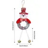 Decoração de Natal pequenos pingentes, decorações de árvore de Natal transfronteiriças, mini ornamentos pendurados de pentagrama, arranjos de atmosfera de festa