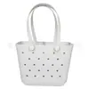 Bolsa de EVA perforada nueva en stock para exportación, bolsa de playa, bolso de mano impermeable de secado rápido de gran capacidad para mujer, bolsa de almacenamiento para natación