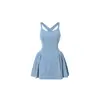 Atacado de roupas de yoga transfronteiriças, novo vestido esportivo Amazon com bojo, roupas fitness modeladoras, peça única com dropshipping