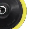 Marca GLOBAL Transfronterizo 3-7 Pulgadas Almohadilla de Pulido Amarilla para Agujero Redondo Eléctrico Papel de Lija Autoadhesivo Ventosa para Amoladora Angular Almohadilla Adhesiva