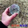 Accesorios de iluminación de bola de cristal bola de boxeo transparente superficie de corte superficie triangular superficie de panal bola tallada ingeniería bola de cristal decorativa