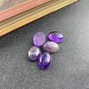 Comercio Exterior Transfronterizo Fabricante Más Vendido Suministro Directo Amatista Natural Piedra Semipreciosa Oval Gota de Agua Cara Anillo Parche DIY Hecho a Mano