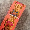 Punto 4-4.3cm cinta de encaje étnico accesorios para ropa Hanfu encaje color clásico encaje bordado