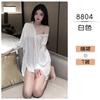 Fantasía sexy deseo puro lencería sexy femenina satén camisa de novio seda artificial pasión uniforme camisón para casa