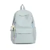Mochila Simple de Color Sólido Estilo Coreano 2026, Alto Valor Estético, Gran Capacidad, Mochila Escolar para Estudiantes, Doble Mochila Ligera y Transpirable
