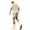 Nuevos Shorts Deportivos de Verano 2026 Estilo Americano para Hombre, Marca de Moda Estilo Coreano Casual Estilo Perezoso Secado Rápido Seda de Hielo Shorts Casuales