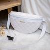 Bolsa de cintura feminina 2023 Comércio exterior Moda Coringa Diamante Bordado Peito Bolsa Grande Capacidade Nicho Bolsa Feminina Atacado