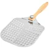 Pala para Pizza Pala para Pastel de Aluminio Combinación Cuchillo para Pizza 12 pulgadas Mango de Madera Pala para Pizza de Aluminio Pala para Hornear Herramienta de Transferencia de Pizza