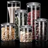 Frascos de Vidrio Sellados al por Mayor del Fabricante, Frascos de Vidrio de Grado Alimenticio, Frascos de Almacenamiento para Cocina, Frascos para Té, Frascos para Almacenamiento de Granos
