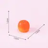 Fruta de naranja en miniatura para microjardinería, artículos decorativos DIY, en caja sorpresa, con clips de cuerda y accesorios de bolsa, adornos de coche en miniatura