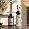 Ornamento de incenso de leão de pedra para alívio para uso doméstico, adequado para mesas de trabalho, salas de estar e quartos, para eliminar odores e criar uma atmosfera agradável; um ótimo presente para decoração de casa