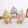 Touca de Bebê Outono e Inverno Super Fofa com Forro de Lã Proteção para Orelhas Chapéu de Pinguim Desenho Animado Touca de Lã para Bebê Touca de Tricô Infantil