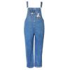 Macacão de Maternidade Estilo Primavera e Outono Moda Calça Jeans Solta Calça de Suspensório Petite Calça de Outono para Mulheres com Suporte para Barriga