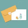 Amazon Obrigado Obrigado Coração Decoração Selo Adesivo Envelope Embalagem de Presente Adesivo