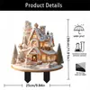 Galletas Navideñas Transfronterizas, Igloos, Fiestas Navideñas Acrílicas, Decoraciones y Props de Embellecimiento para Césped de Jardín Exterior