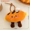 Pingente Criativo de Boneca de Pão Francês para Decoração de Mochila de Meninas, Charme de Boneca Baguete, Pequeno Acessório Chaveiro de Boneca