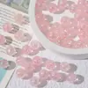 Cuentas Acrílicas de 10 mm con Acabado Galvanizado y Efecto Agrietado con Brillo Fino, Cuentas Sueltas para Pulseras, Collares y Accesorios de Joyería Hechos a Mano