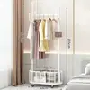Arara de chão para quarto, varanda móvel, sala de estar da casa, varal de roupas moderno e luxuoso, cabide simples